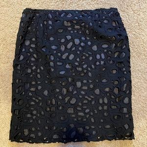 Hoss black two piece skirt and jacket set